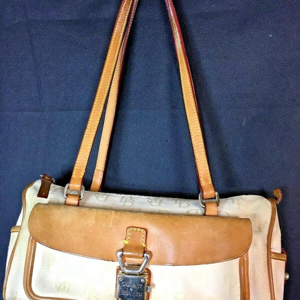 Dooney & Bourke Canvas and Leather Satchel